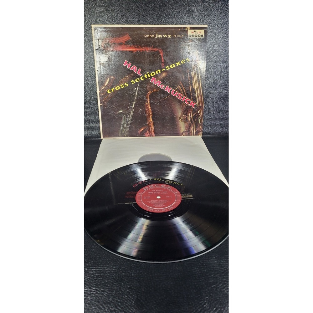 HAL MCKUSICK BILL EVANS Cross Section-Saxes LP DECCA DL 9209 US 1958 DG MONO VG